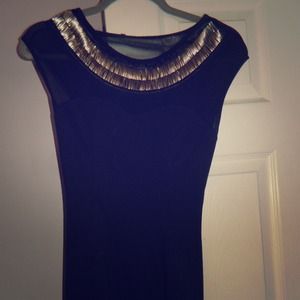 Metal N Mesh Bodycon dress