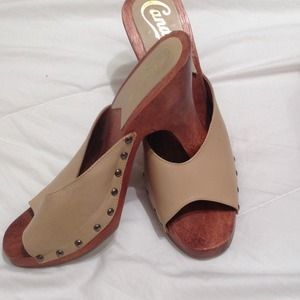 Candies wood heels