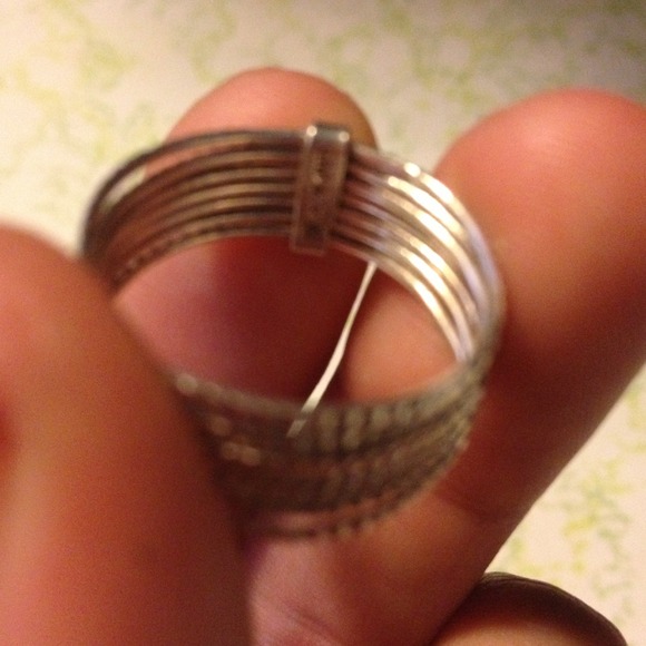 Sterling multi stacked ring - Picture 4 of 4