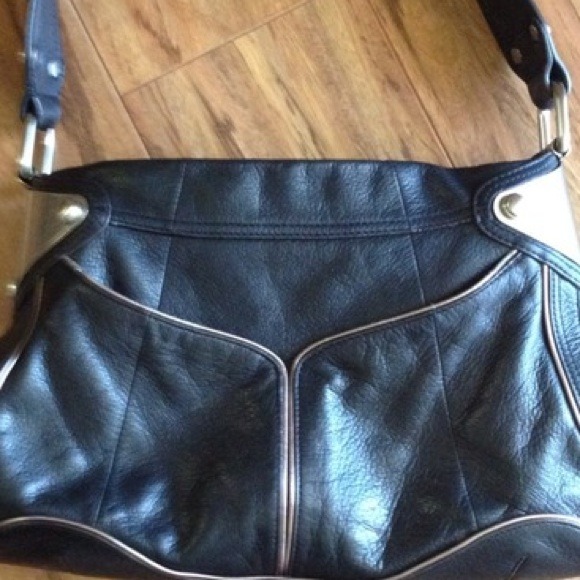B. Makowsky black leather