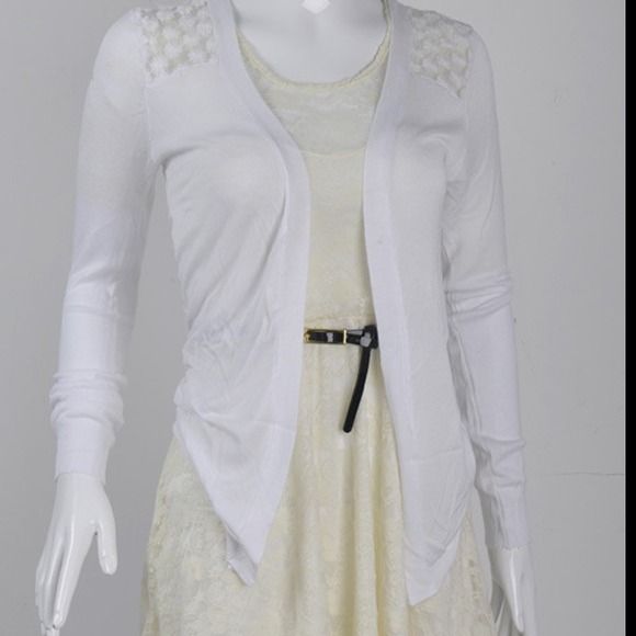 Brand new white/black net cardigan - Picture 3 of 4