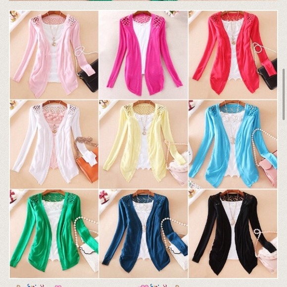 Brand new white/black net cardigan - Picture 4 of 4