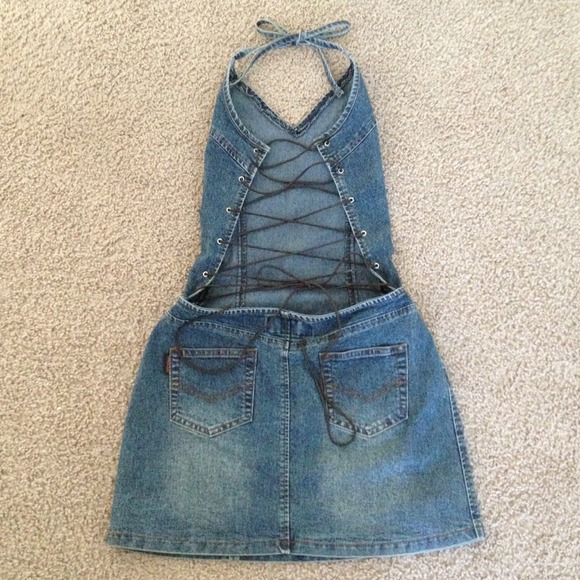Price ✂💋Denim race up sexy dress💋