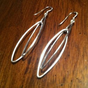 Silver earrings