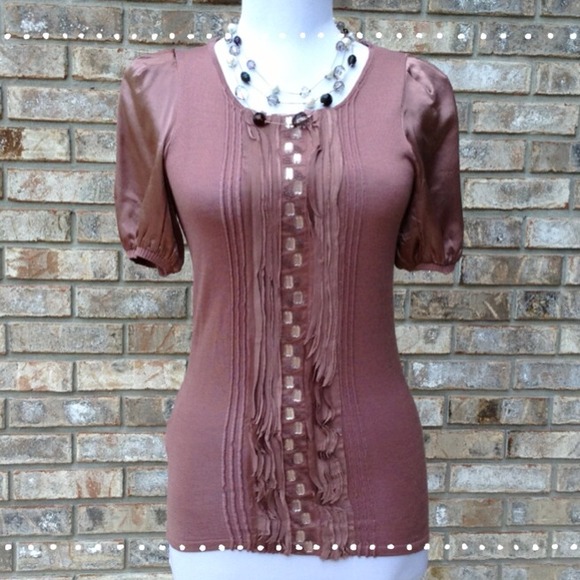 🌸SOLD IN BUNDLE🌸BCBGMaxazria Embellished Blouse