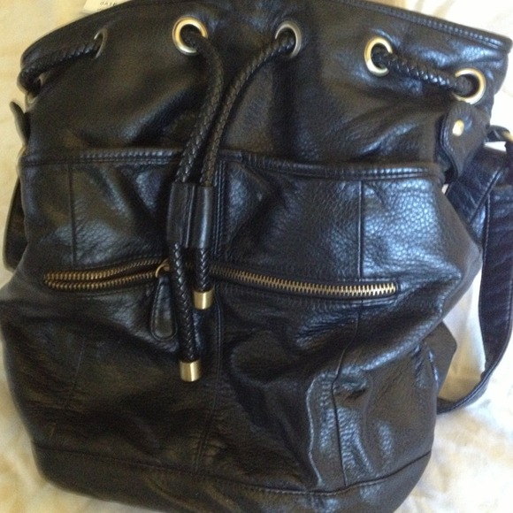 Genuine leather hand bag