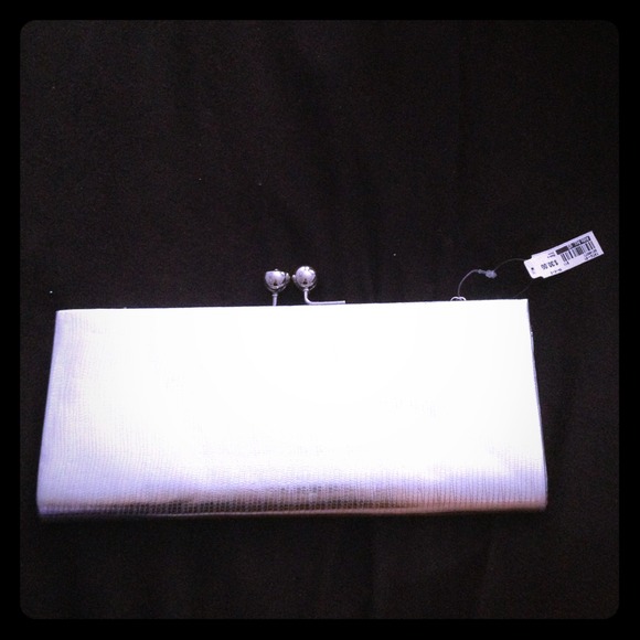 ALDO Clutches & Wallets - Silver Aldo Clutch