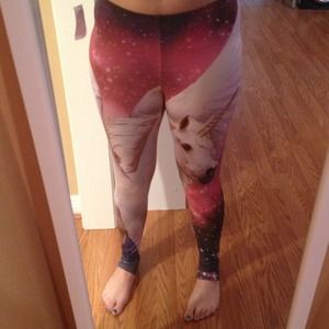 Galaxy pegacorn leggings