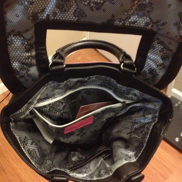 Betsey Johnson Lamb skin  Handbag - Picture 3 of 4