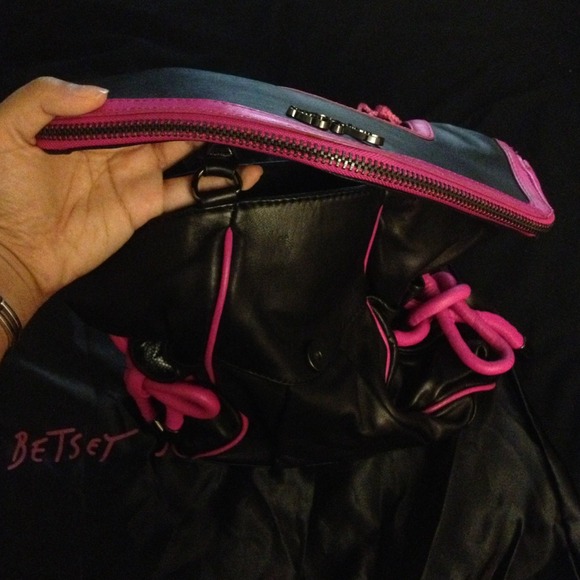 Betsey Johnson Lamb skin  Handbag - Picture 4 of 4