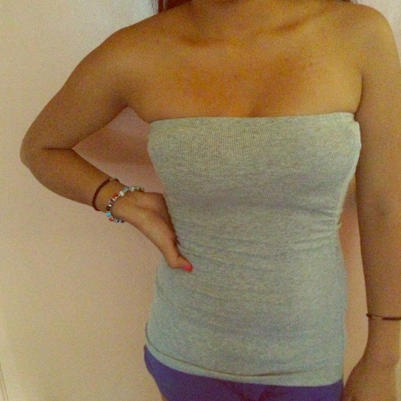 Gray Tube top
