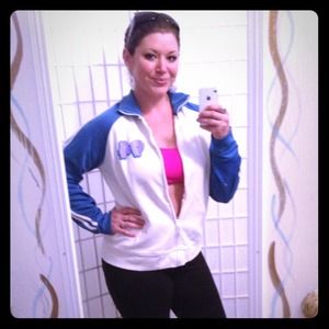 SALE❗️ Blue/white zip-up