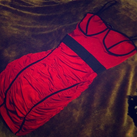 Gorgeous red cocktail dress