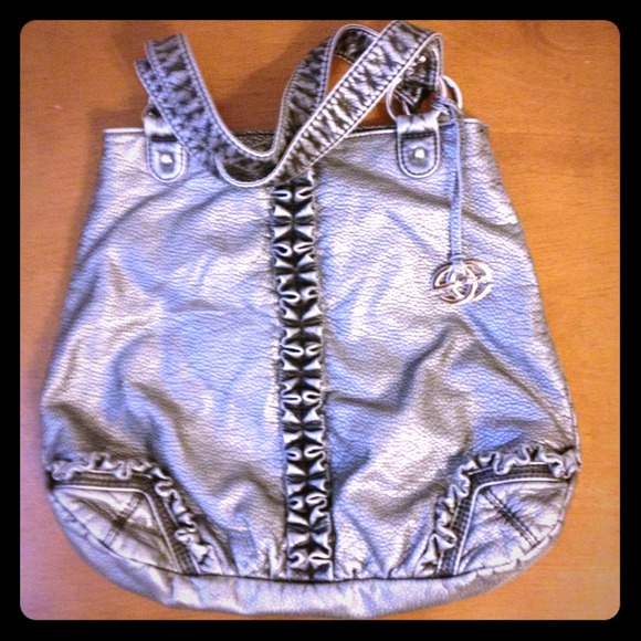 Silver Grey Handbag