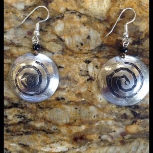 Tuareg Silver Fertility Earrings