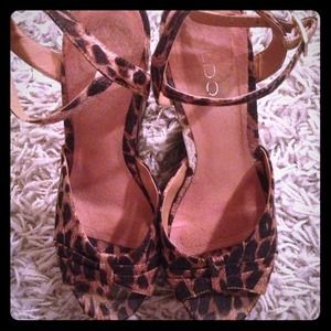 ALDO Cheetah Wedges