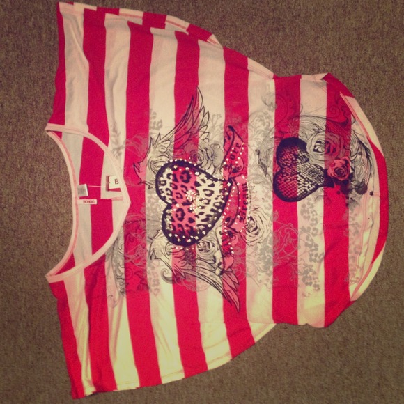 SOLD IN BUNDLE Cute Striped Shirt
