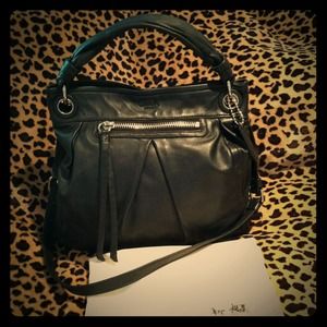 🚫SOLD🚫 Coach Parker hippie bag black leather