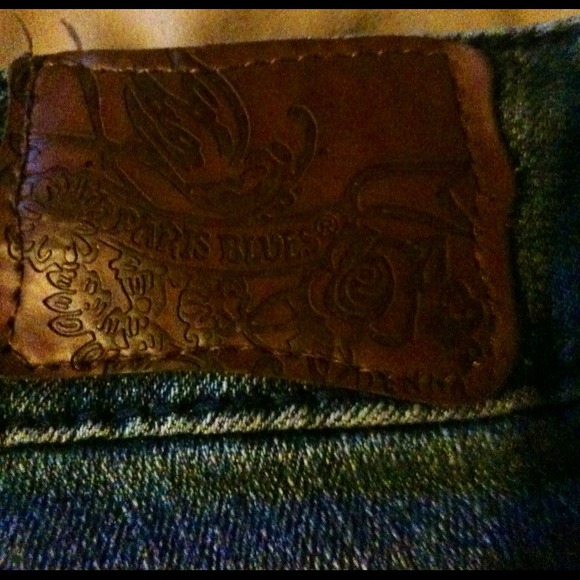 Paris blue daisy duke style shorts - Picture 4 of 4