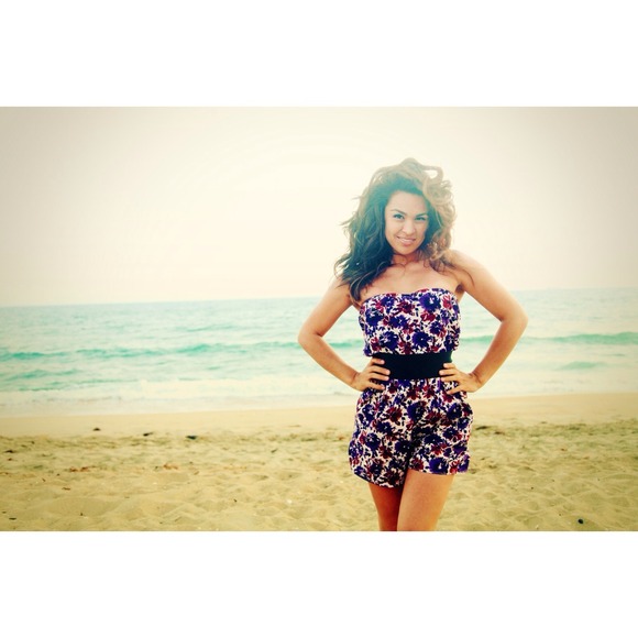 ✂Floral Romper