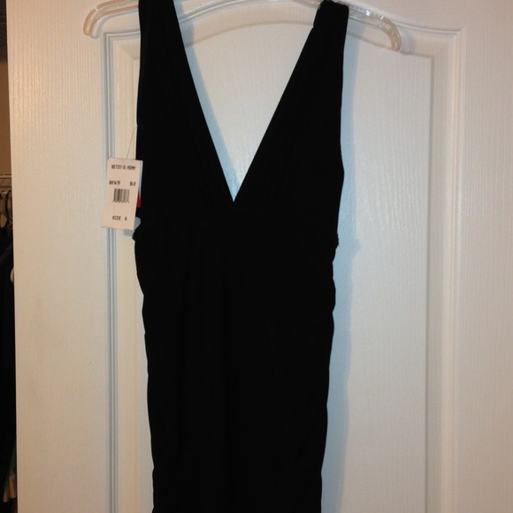 Sexy black dress