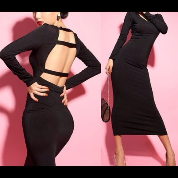 DingDing Bell Dresses & Skirts - NEW!! Open back long cocktail dress