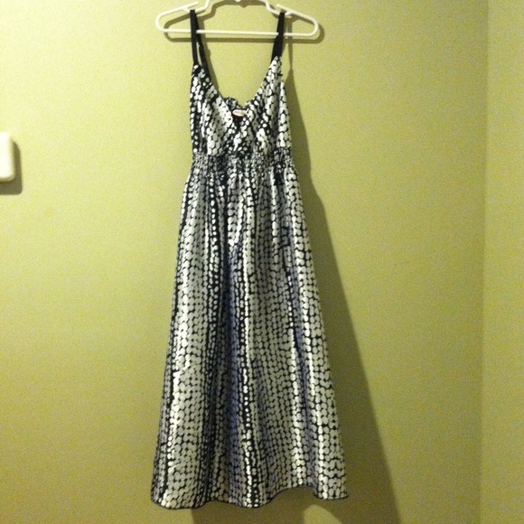 Black and silver Zoey Beth dress.