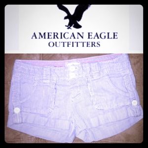 Blue Pinstripe shorts