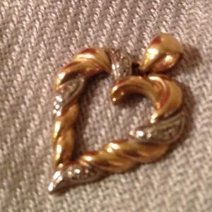 BUNDLE FOR PAMMIE Vintage 14k / diamond pendant