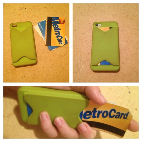 Awesome iPhone 4/4s case with card holder!