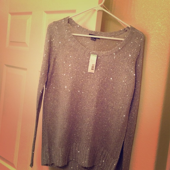 Sparkly Silver sweater