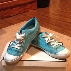Authentic Turquoise Coach shoes!