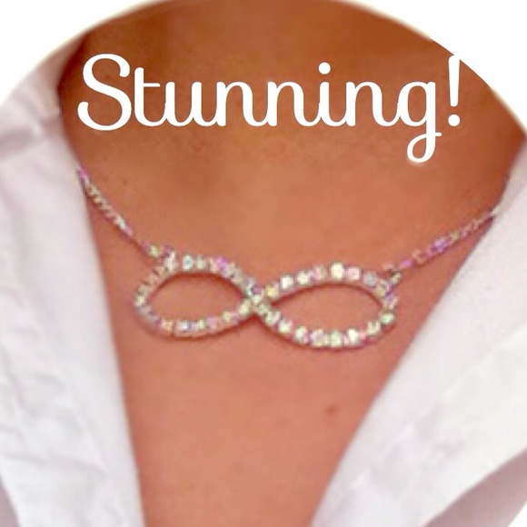 Jewelry - Pave Infinity Necklace Set