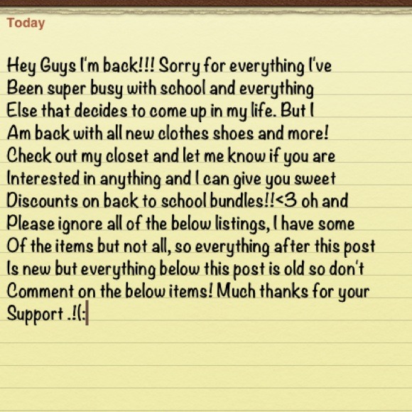 All new closet cause I'm back!!(: