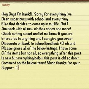 All new closet cause I'm back!!(: