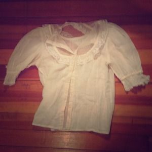 Vintage Lace Victorian Top
