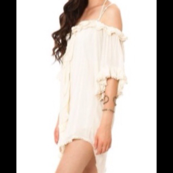 Love Cat "The Romantic" Linen Dress in Small/White - Picture 3 of 4