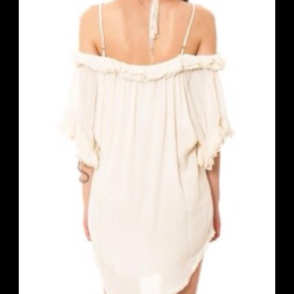 Love Cat "The Romantic" Linen Dress in Small/White - Picture 4 of 4