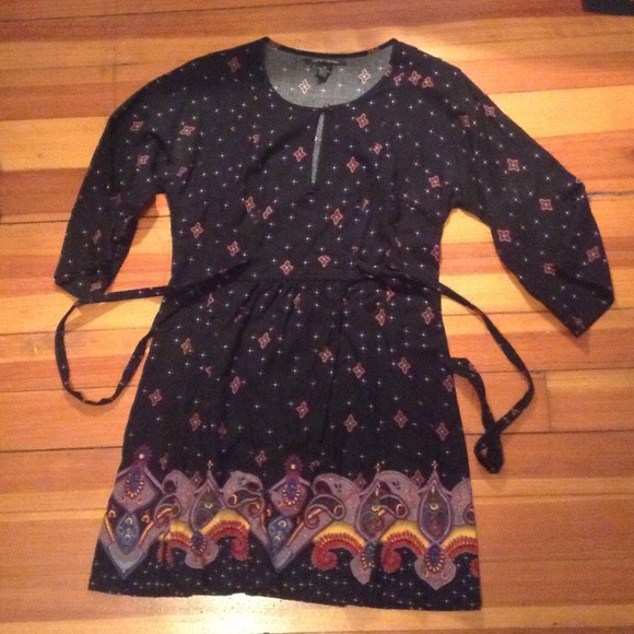 Lucky Brand 3/4 Sleeve Dress