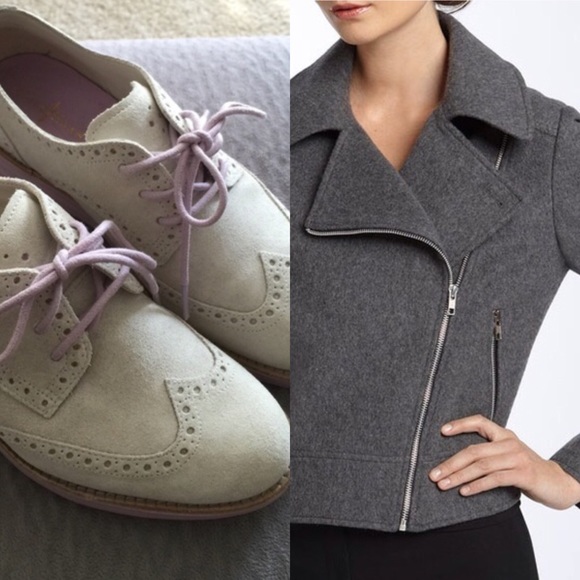 Charles Grey Jackets & Blazers - 🎉HOST PICK!🎉 Super cute grey wool jacket small