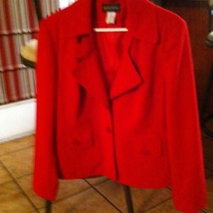 Red blazer