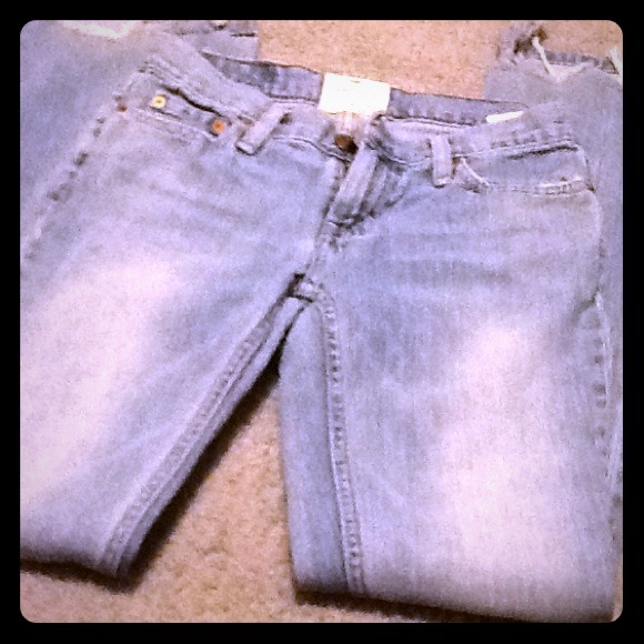 Worn American eagle jeans