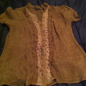 Sheer Maurice's dressy top
