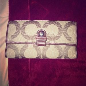 Authentic coach wallet
