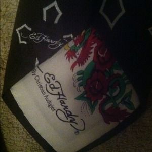 Ed Hardy all sink handmade tie!