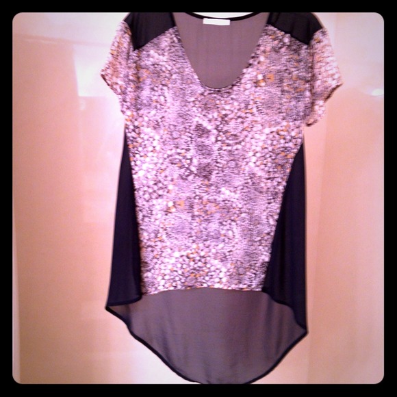 Lush hi-lo sheer top from Nordstrom 👛👓