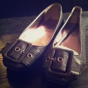 NWOT Black flats