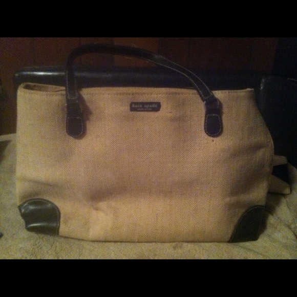 kate spade Handbags - ⛔️REDUCED AGAIN!⛔️Authentic woven Kate Spade bag!