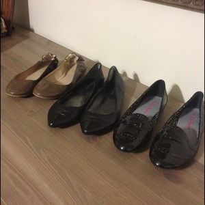 3 pairs of flats