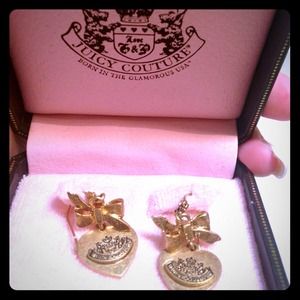 Dangly juicy couture earrings! Never worn